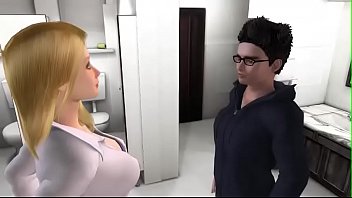 3d horny blonde fuck sex game