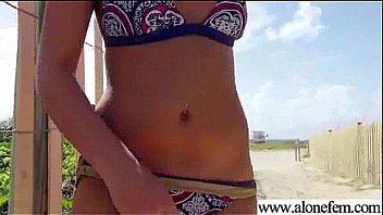 Alone girl please herself in front of camera movie 11