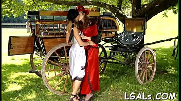 Sexy beauties having joy