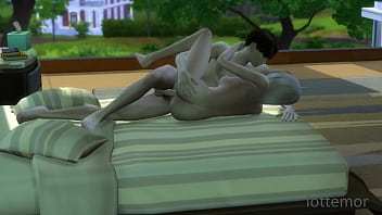 Ким решил заняться сладеньким сексом с Чимин в спальне