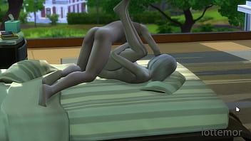 Ким решил заняться сладеньким сексом с Чимин в спальне