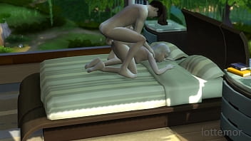 Ким решил заняться сладеньким сексом с Чимин в спальне