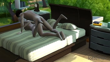 Ким решил заняться сладеньким сексом с Чимин в спальне