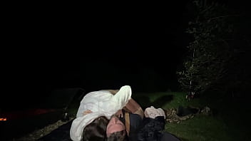 Wife fucked at public camp