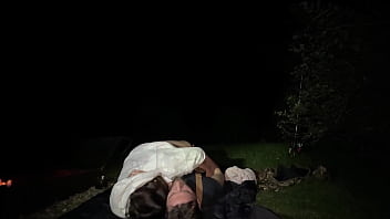 Wife fucked at public camp