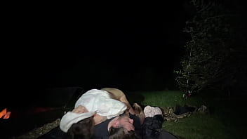 Wife fucked at public camp