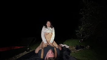 Wife fucked at public camp