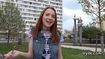 Ideal kitten gives a blowjob in pov and gets tight pussy plowed