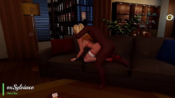 In my apartment with my bull morning visit