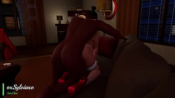 In my apartment with my bull morning visit