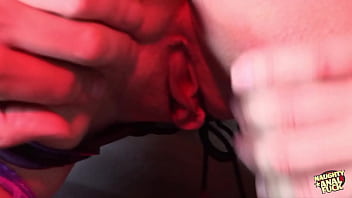 A multitude of ladies and men engaged in sexual intercourse with one another on the staircase