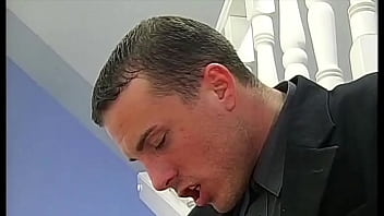 Anal fuck on the stairs