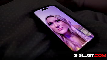 Stepsis fingering herself wildly to thank him sislust