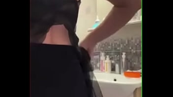 Jerking off to my wife's pussy and big tits