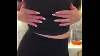 Jerking off to my wife's pussy and big tits