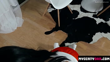 Stepdad's body covering mine as he grinds his hard cock against my pussy mydirtydad