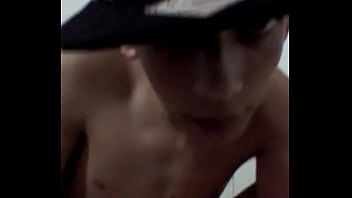 Teen boy slowly masturbates