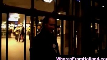 Amateur in dutch red light district to find hooker for sex