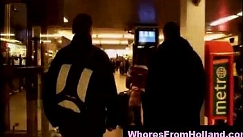 Amateur in dutch red light district to find hooker for sex