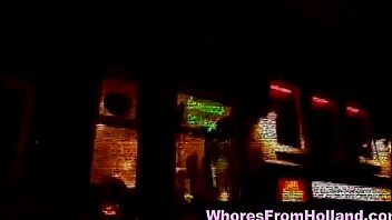 Amateur in dutch red light district to find hooker for sex