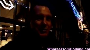 Amateur in dutch red light district to find hooker for sex