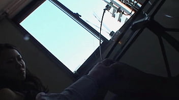 Beautiful japanese babe rides a cock in thigh high stockings