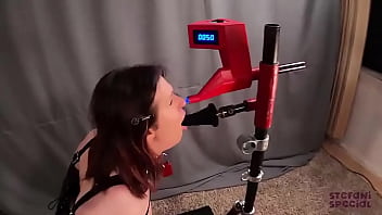 Device bondage blowjob challenge with darttechstudios is live