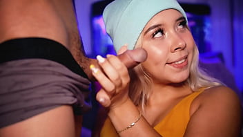 This horny college student's hobby is making her jerkoffs horny on the internet