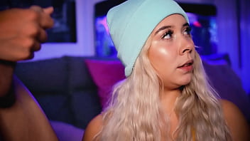 This horny college student's hobby is making her jerkoffs horny on the internet