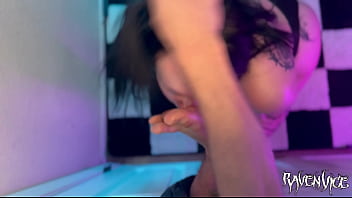 Gloryhole foot worship pov