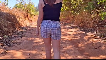 Little Redhead Showing Her White Ass In Public thumbnail