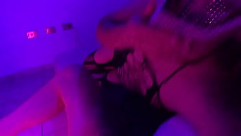 Redfantasies threw on my black slutty net outfit and went to suck dick