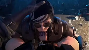 A teammate helps ya cool off after a intense match in r6