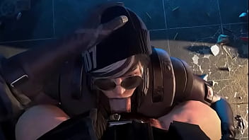 A teammate helps ya cool off after a intense match in r6