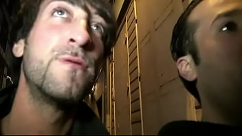 Horny tattooed brunette gets double teamed