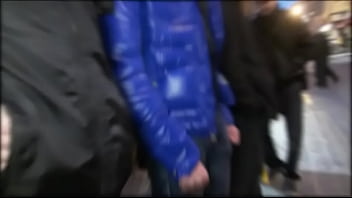 Horny tattooed brunette gets double teamed