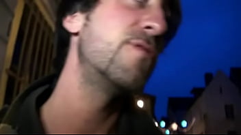 Horny tattooed brunette gets double teamed