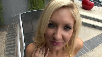 Emily gets fucked by poolside