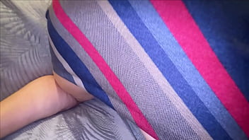 A milf with big tits moans when she gets fucked in the ass