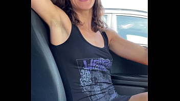 I fuck my ass with a dildo in my car in a parking