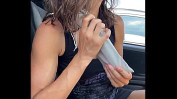 I Fuck My Ass With A Dildo In My Car In A Parking thumbnail