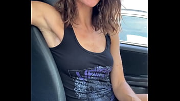 I fuck my ass with a dildo in my car in a parking