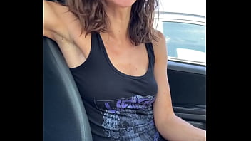 I fuck my ass with a dildo in my car in a parking