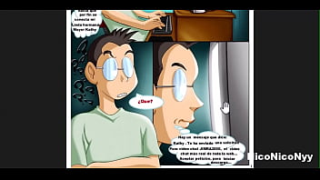 Chico nerd sele presento una hermosa chica para liberarlo de tanta leche acumulada