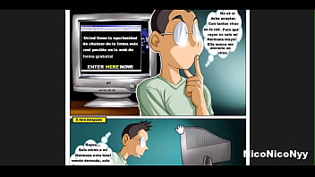 Chico nerd sele presento una hermosa chica para liberarlo de tanta leche acumulada