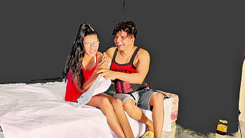 Sistya my girlfriend ́s rides my dick better than my xxx