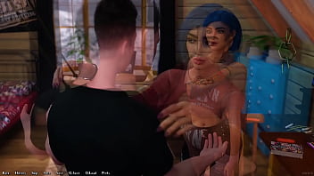 Being A Dik #205 Talking To The Busty Pierced Blue Hair Grunge Girl About Our Feelings thumbnail