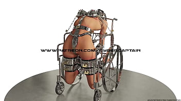 Trapped in wheelchair hardcore 3d bdsm animation Trapped in wheelchair hardcore 3d bdsm animation