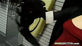 Crowded orgy after sex shop