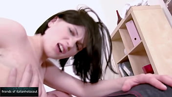 Sexy girl with fair skin fucked by two studs